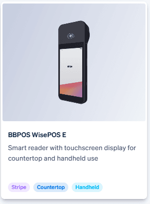 Stripe WisePOS E