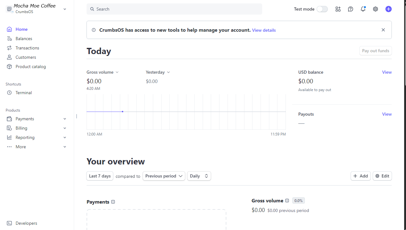 Stripe Connect preview